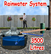 Rainwater Harvesting System 3500 Litres
